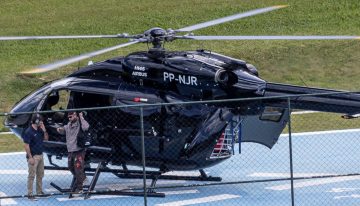 Neymar llegó a la concentración de Brasil en helicóptero: cómo fue el encuentro con Ancelotti y sus compañeros