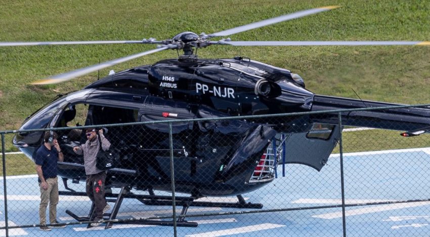 Neymar llegó a la concentración de Brasil en helicóptero: cómo fue el encuentro con Ancelotti y sus compañeros