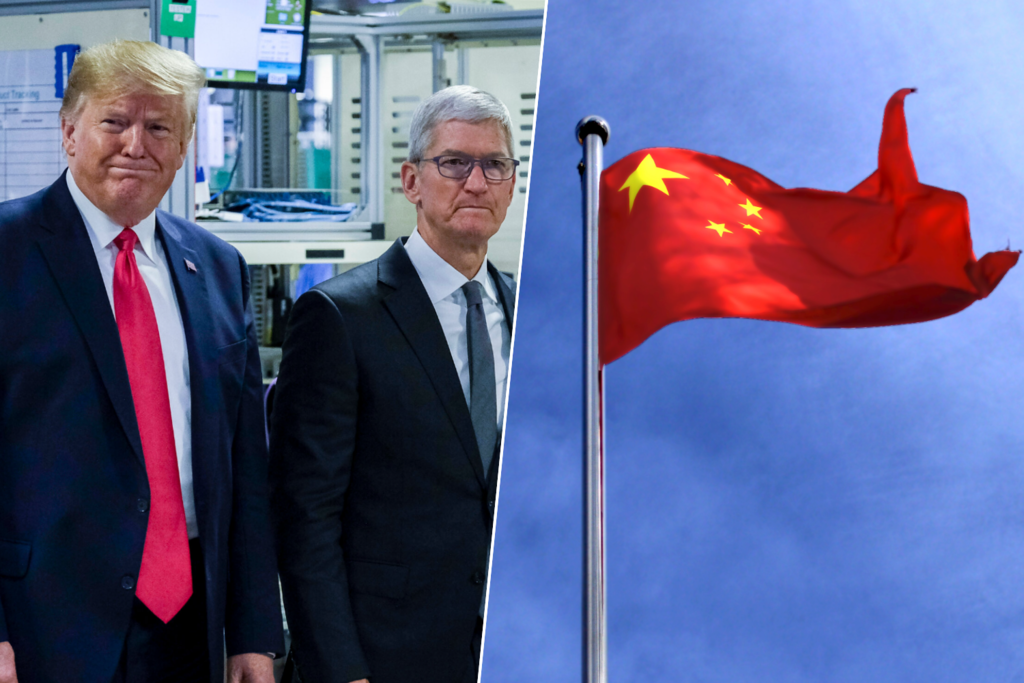 Tim Cook tiene una misión antes de dejar de ser CEO de Apple: acompañar a Donald Trump a China