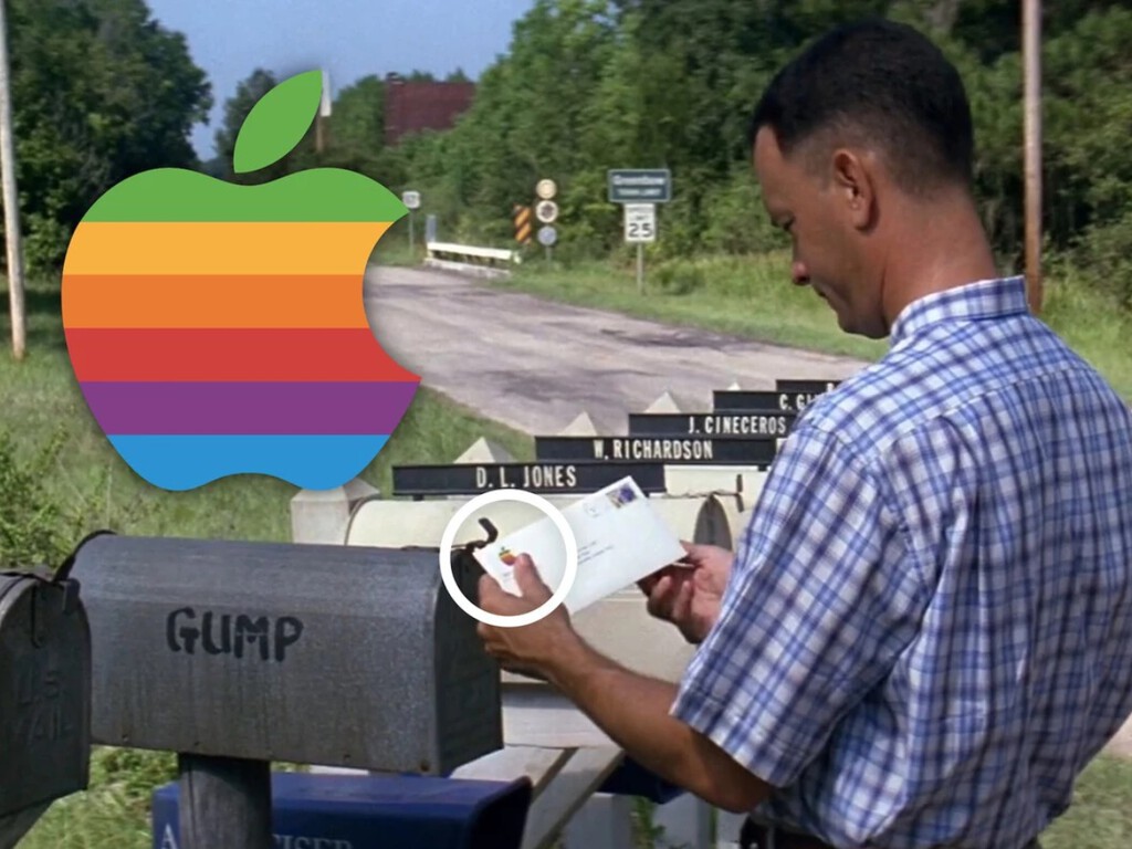 En la película Forrest Gump, Apple filtró un producto ocho años antes de lanzarse. Puede verse a partir del minuto 102 