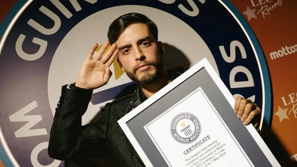 ¡Nuevo récord Guinness! Un venezolano realizó increíble hazaña frente a las cámaras en Miami