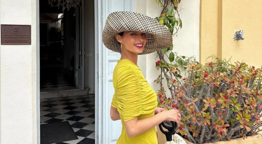 Los vestidos de invitada más bonitos del fin de semana los han  llevado ellas: del look medieval de Almudena Cañedo al diseño del color tendencia de Vicky Martín Berrocal