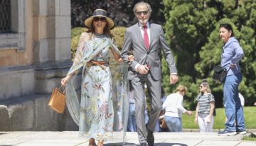 La decoradora María Tevenet fue la invitada más elegante de la boda de Marta García Obregón, a la que tampoco faltó Ana Obregón
