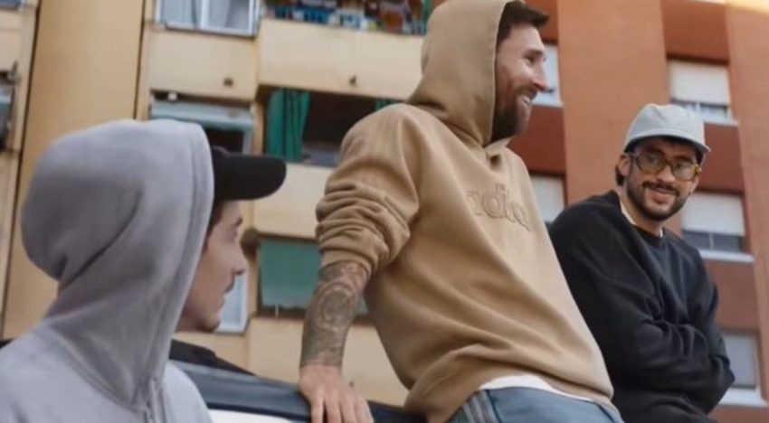El cameo de Lionel Messi en el nuevo aviso de Adidas: cinco minutos con la nueva estrella de Hollywood, Bad Bunny y Lamine Yamal