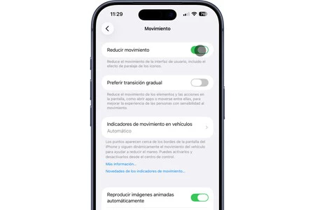 Reducir Movimiento