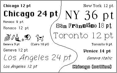 Original Mac Fonts