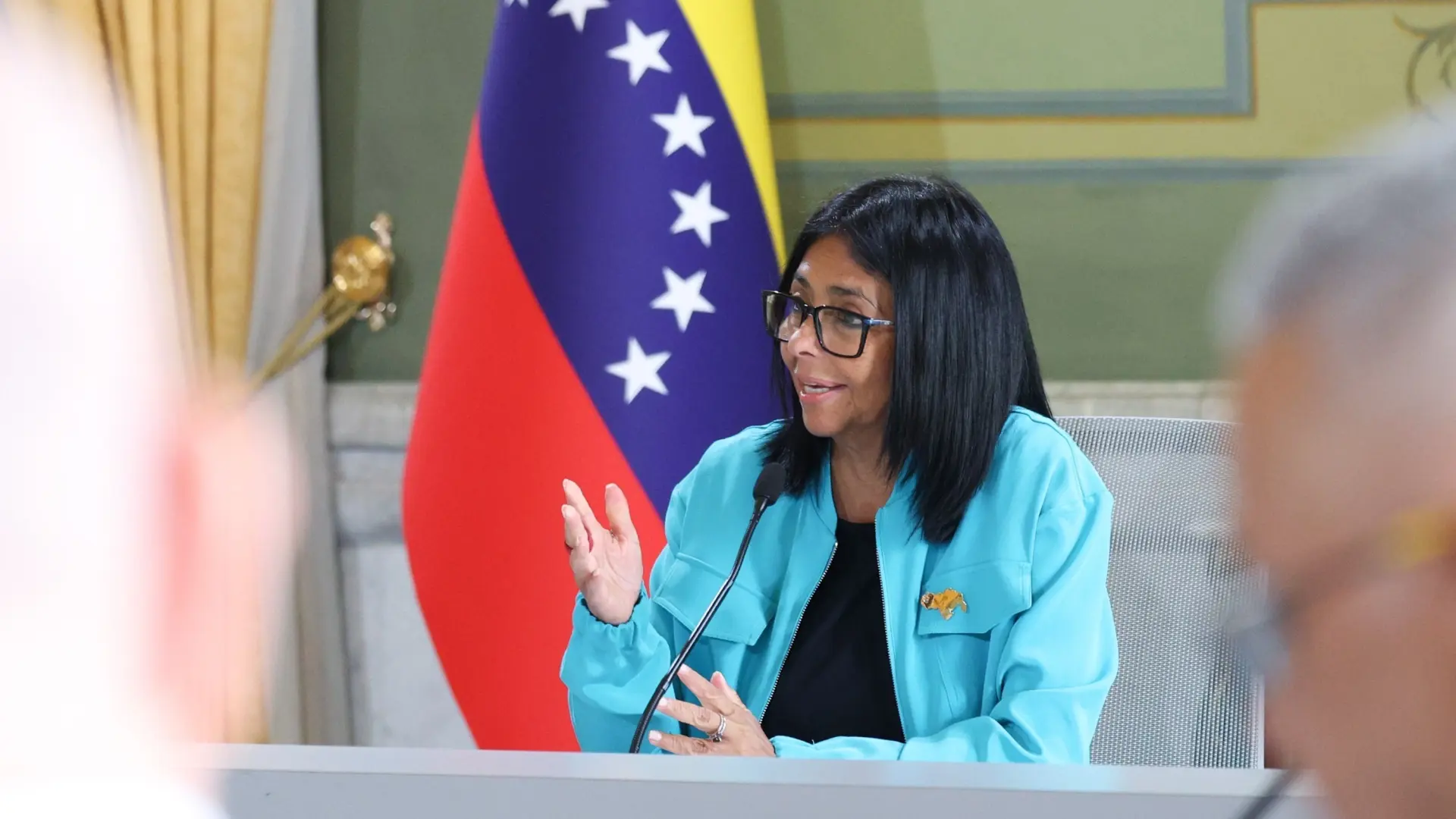 Delcy Rodríguez rechaza el comentario de Trump sobre Venezuela como «Estado 51» de EEUU