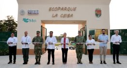 Sheinbaum inaugura el Ecoparque La Ceiba en Palenque, Chiapas