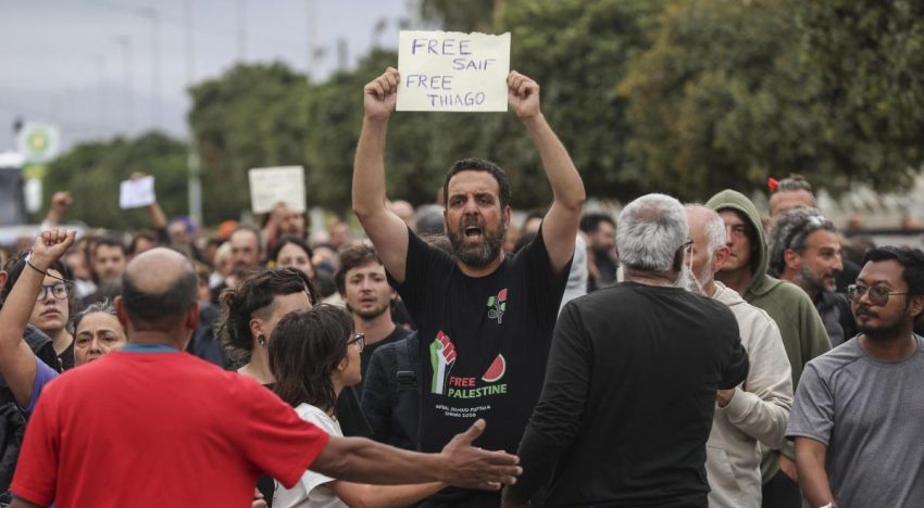 Activistas de la flotilla para Gaza están en Israel para ser interrogados