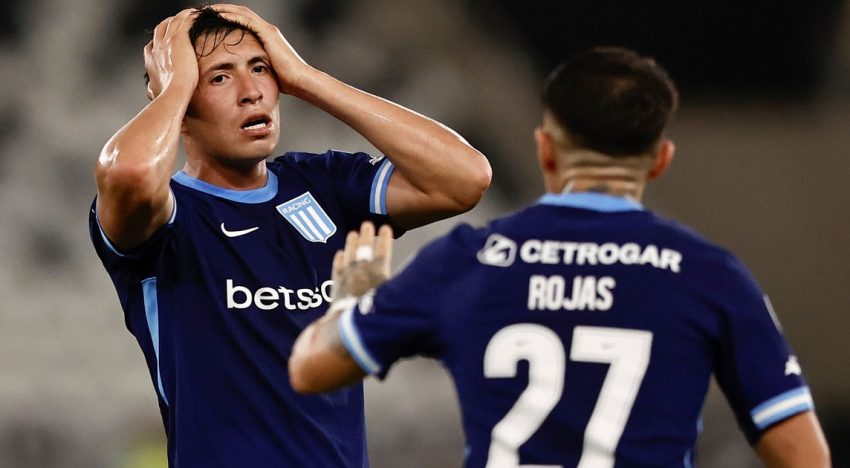 Racing agravó su crisis en Brasil: perdió contra Botafogo y quedó sin margen de error en la Copa Sudamericana