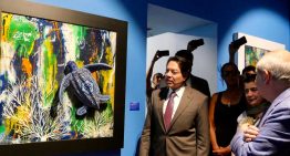 Inauguran exposición de Menchaca, “El murmullo de los océanos”, en el Museo Vivo del Muralismo