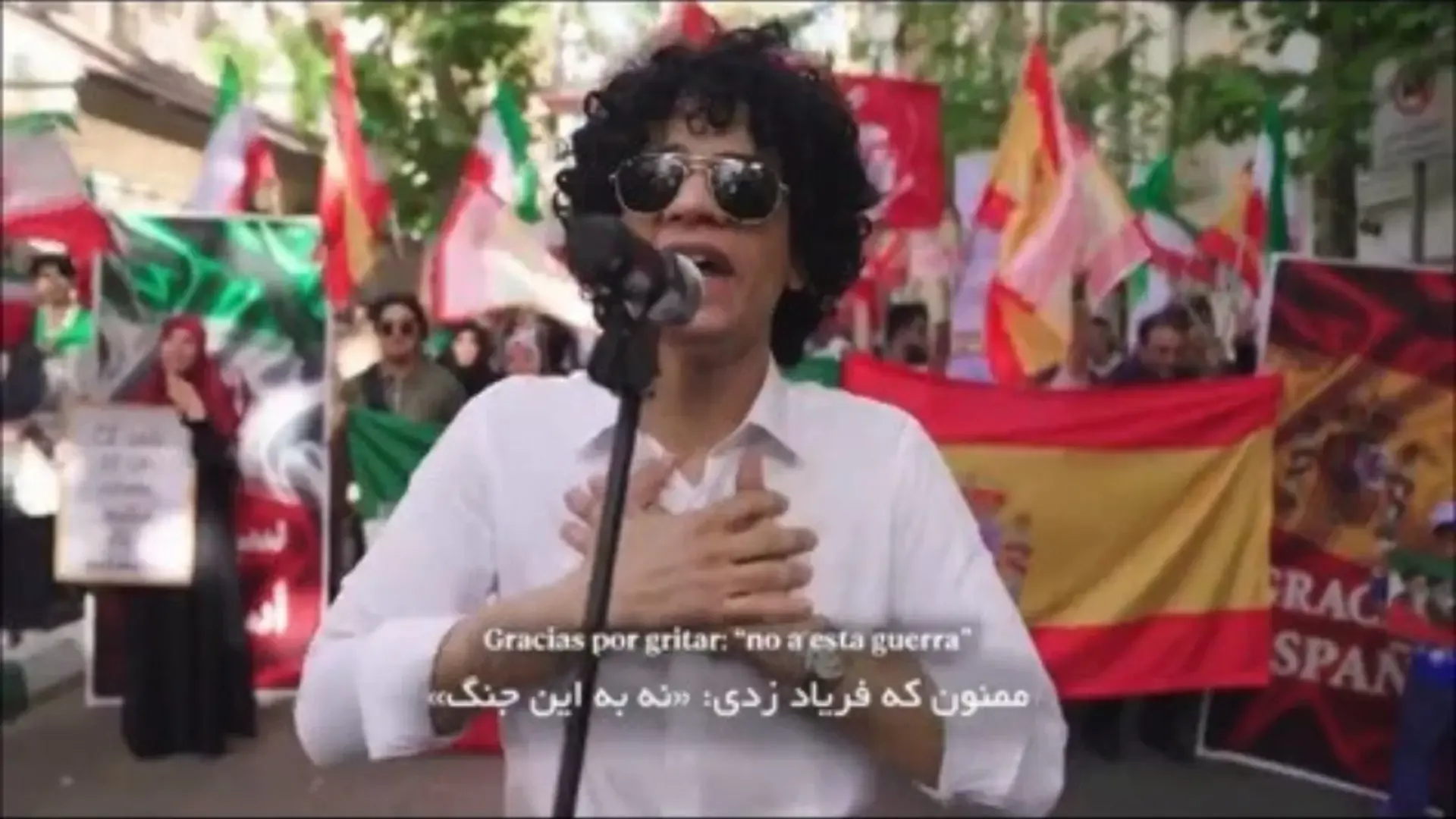 'Gracias, España': el videoclip iraní que agradece la postura española ante la guerra