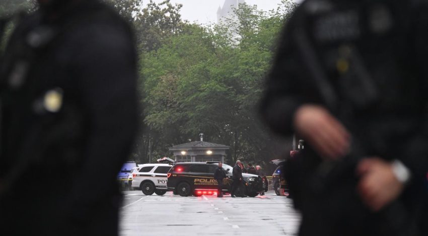 Amplia presencia policial alrededor de la Casa Blanca tras reportes de disparos