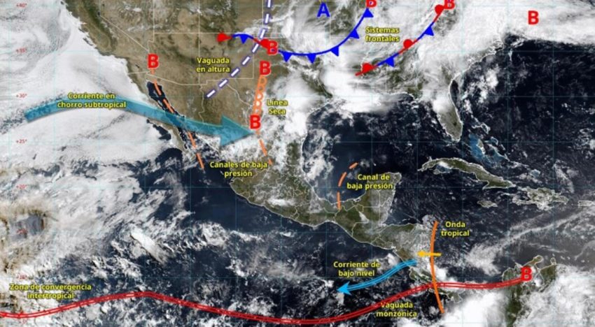 SMN pronostica tormentas eléctricas y granizo para la tarde de este domingo 24 de mayo