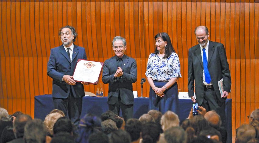 González Iñárritu es ya el primer cineasta en la historia de El Colegio Nacional