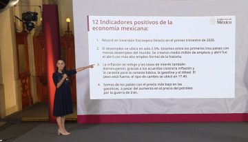 Sheinbaum responde con 12 datos económicos de México las críticas de las calificadoras