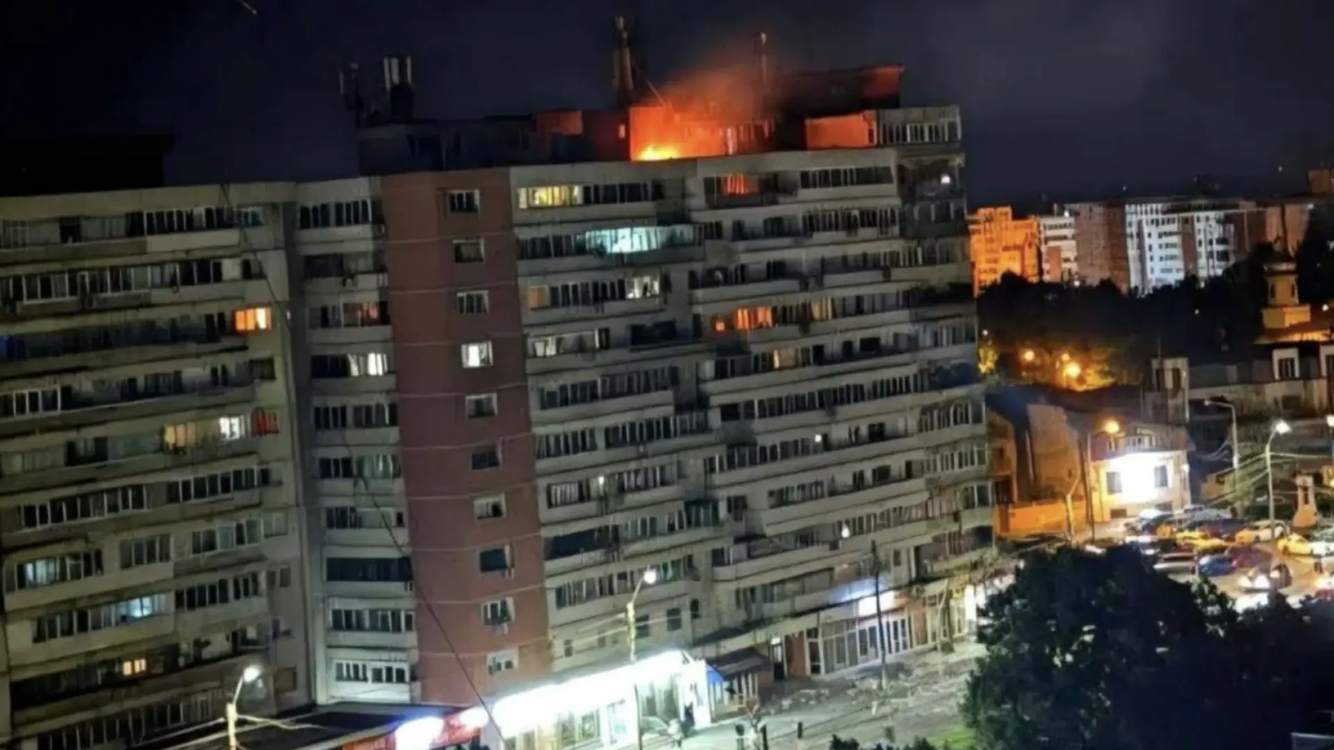 Dos heridos al impactar un dron ruso en un edificio en Rumanía