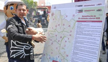 ​Con tecnología, empleo y transparencia, Gobierno de Puebla transforma vialidades