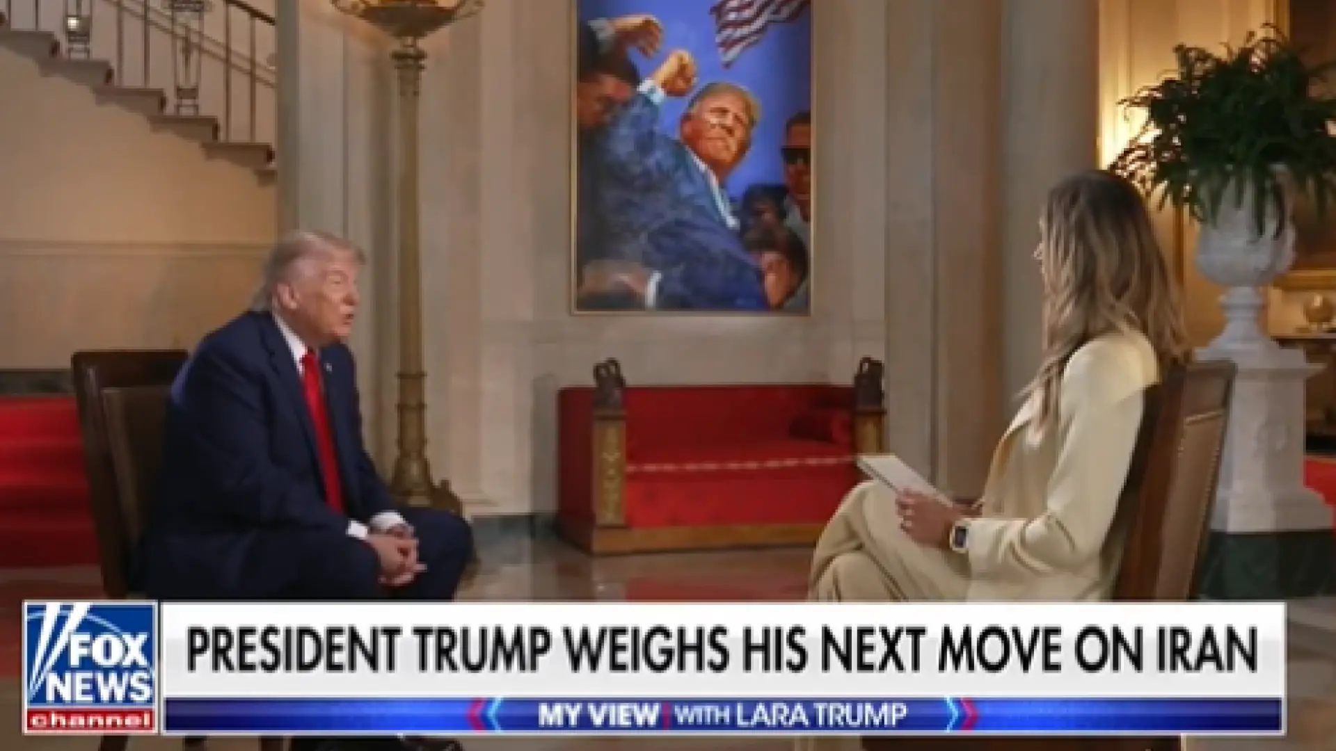 Trump, entrevistado por su nuera Lara en Fox News: «No tengo prisa por un acuerdo con Irán, esto lleva mucho tiempo»