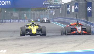 Nicolás Varrone brilló en Miami: peleó por el podio y logró su mejor resultado en la Fórmula 2