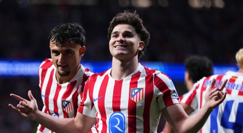 Julián Alvarez y un gran examen en la Champions League: rinde la última materia para recibirse de súper crack