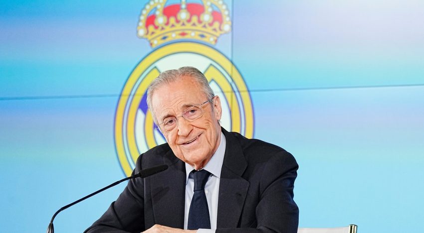 Florentino Pérez acusó a un sector del periodismo de encabezar una campaña en contra del Real Madrid y anticipa las elecciones: «Lamento decirles que no voy a dimitir»