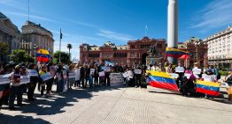 Venezolanos en Argentina exigieron liberación de Germán Giuliani y los más de 500 presos políticos (FOTOS)