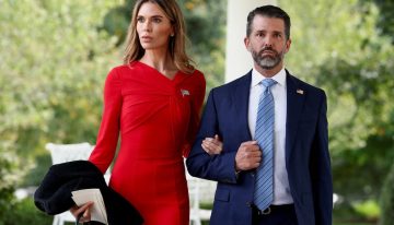 Donald Trump Jr. y Bettina Anderson ya se casaron en Florida antes de la ceremonia oficial en Bahamas