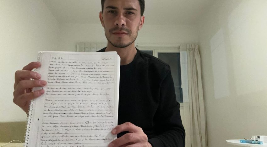 Mauricio Nievas, el arquero de Deportivo Madryn que volvió de la muerte y la premonición del cuaderno: «Mientras me reanimaban vi a mi papá y me dijo que no era mi momento»