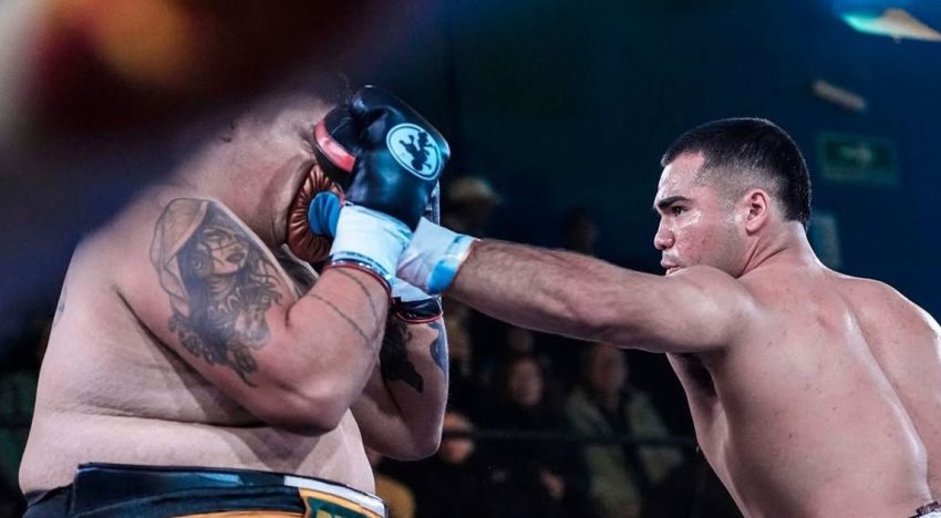 Karim Crücce demolió a Esteban Juárez en el primer round y pulverizó un viejo récord de Ringo Bonavena: es el campeón argentino más joven entre los pesados