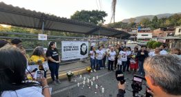 Familiares de presos políticos y activistas realizaron acto en memoria de Víctor Hugo Quero en El Rodeo I