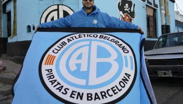 La historia viral de los nueve hinchas de Belgrano que llegaron desde Barcelona para ver la final con River