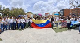 Ciudadanos en Maturín se concentraron para exigir la libertad de más de 500 presos políticos