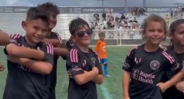 El show de Ciro Messi en la Sub 8 de Inter Miami: metió un golazo de tiro libre y armó un festejo que dio vueltas al mundo