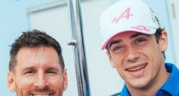 Messi dejó atrás la increíble derrota en el clásico y fue a ver a Colapinto en el Gran Premio de Miami de Fórmula 1