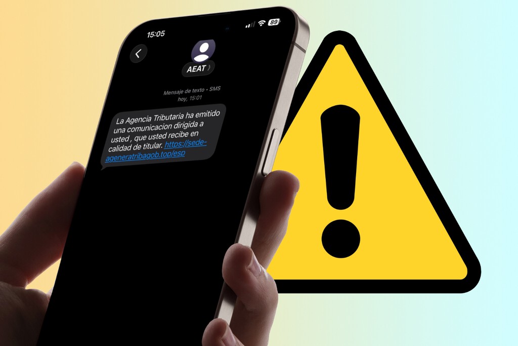 Casi caigo en la última estafa "de la Agencia Tributaria". Un SMS realista que se desenmascara desde el iPhone en menos de un minuto