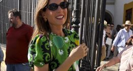 Lourdes Montes tiene el vestido de invitada más elegante y con la espalda más bonita que vas a ver hoy