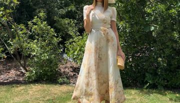 La invitada más elegante lleva un precioso vestido floral con tocado y es la estilista de Isabel Preysler