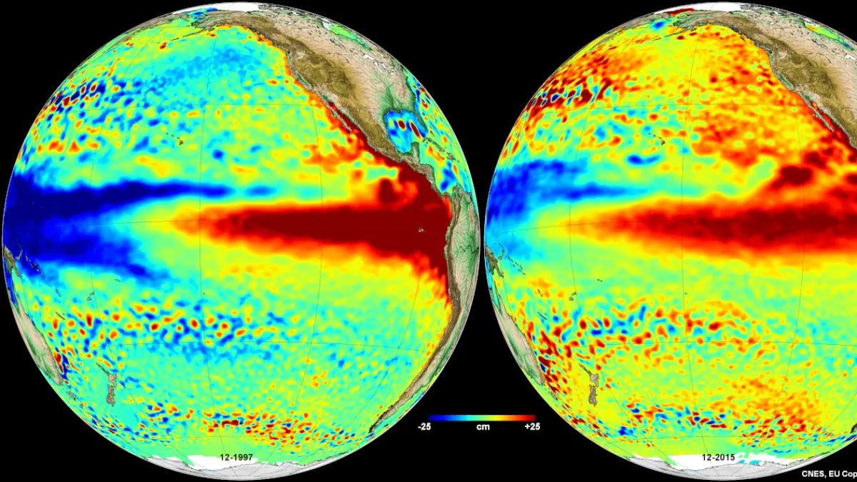 Un fenómeno del Niño de intensidad moderada o fuerte elevaría las temperaturas globales: OMM