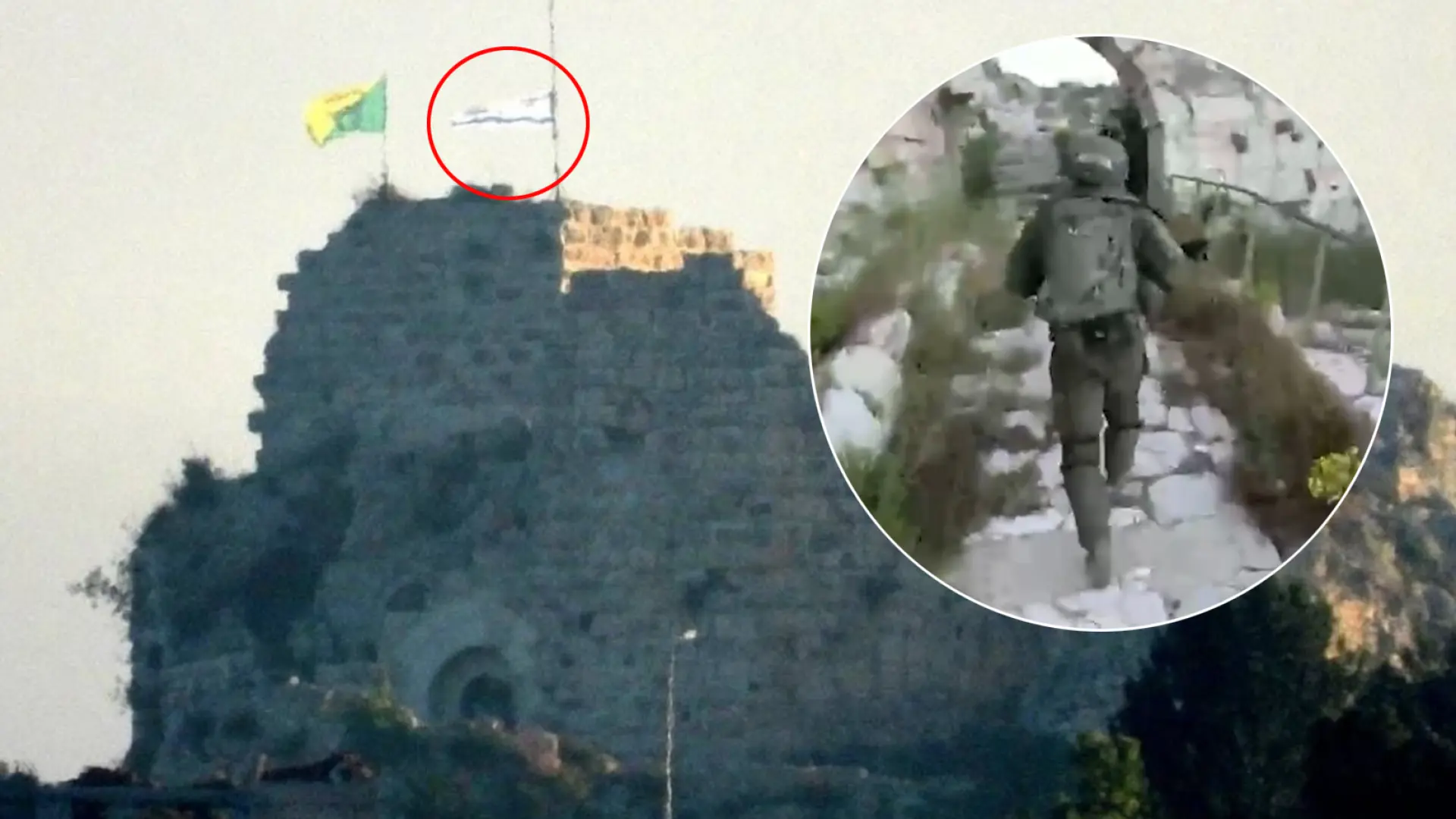El impactante vídeo de la toma del Ejército israelí del castillo de Beaufort en el Líbano
