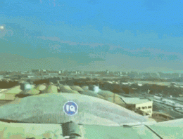 Bola de fuego en Kuwait: las impactantes imágenes del ataque con dron lanzado supuestamente por Irán contra un aeropuerto