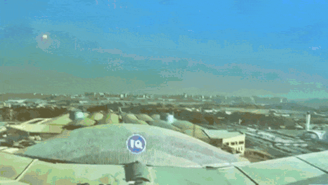 Bola de fuego en Kuwait: las impactantes imágenes del ataque con dron lanzado supuestamente por Irán contra un aeropuerto