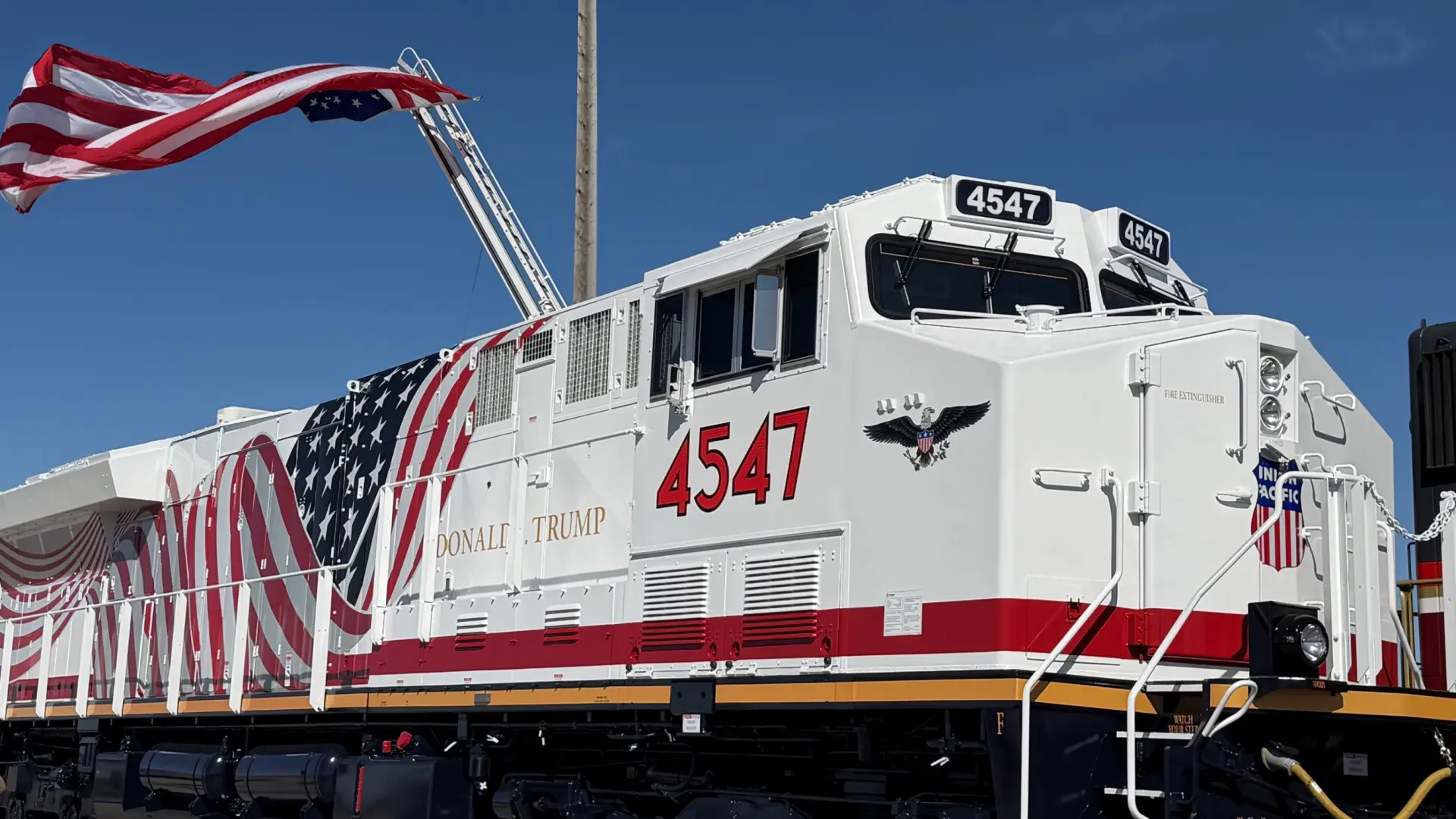 El tren conmemorativo dedicado a Trump por el 250 aniversario de EEUU desata una oleada de críticas