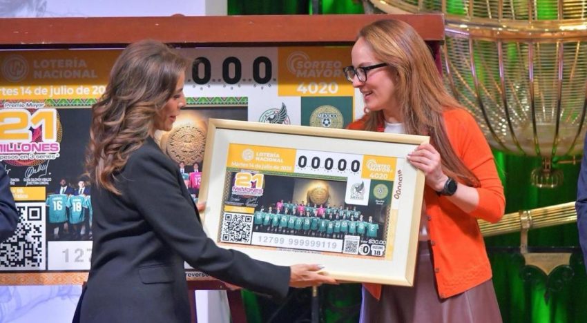 Unen Lotería Nacional y FMF historia, tradición y orgullo en billete dedicado a la Selección Nacional