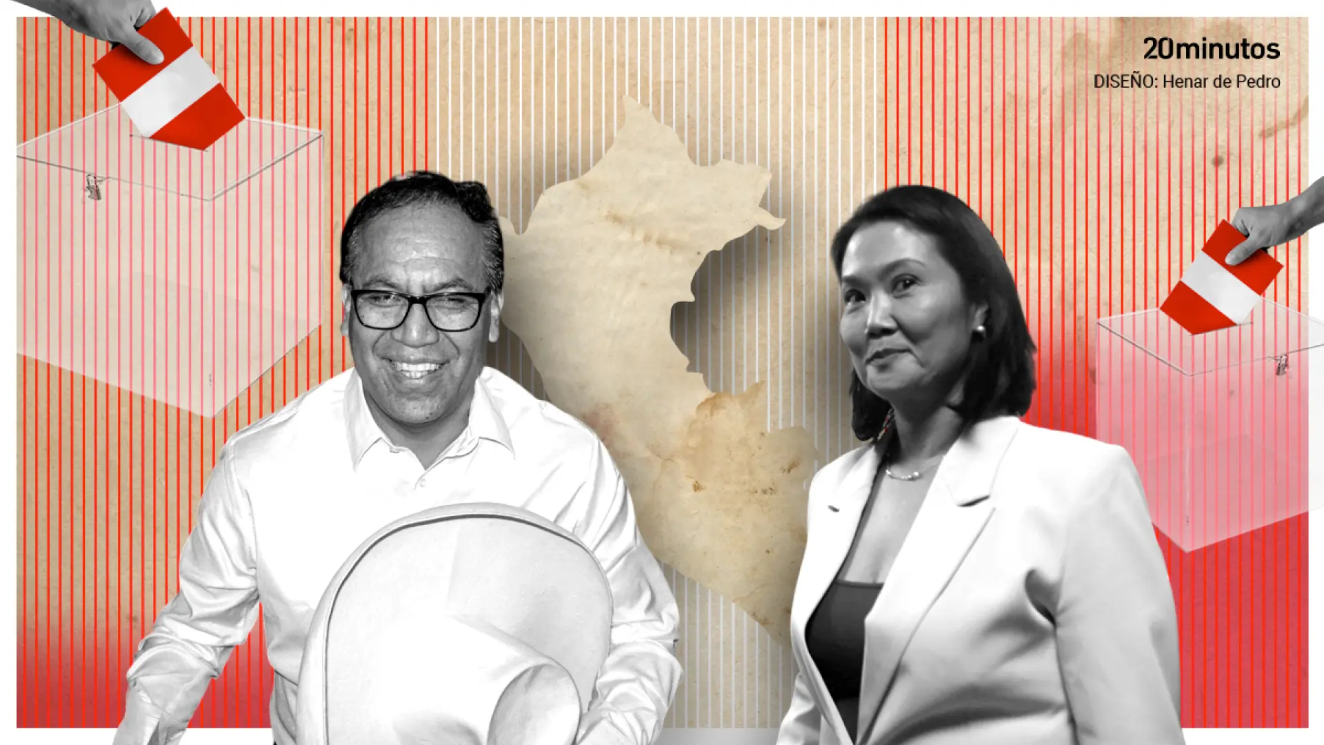 Elecciones en Perú: Fujimori vuelve a adelantar a Sánchez con el 98% de los votos escrutados