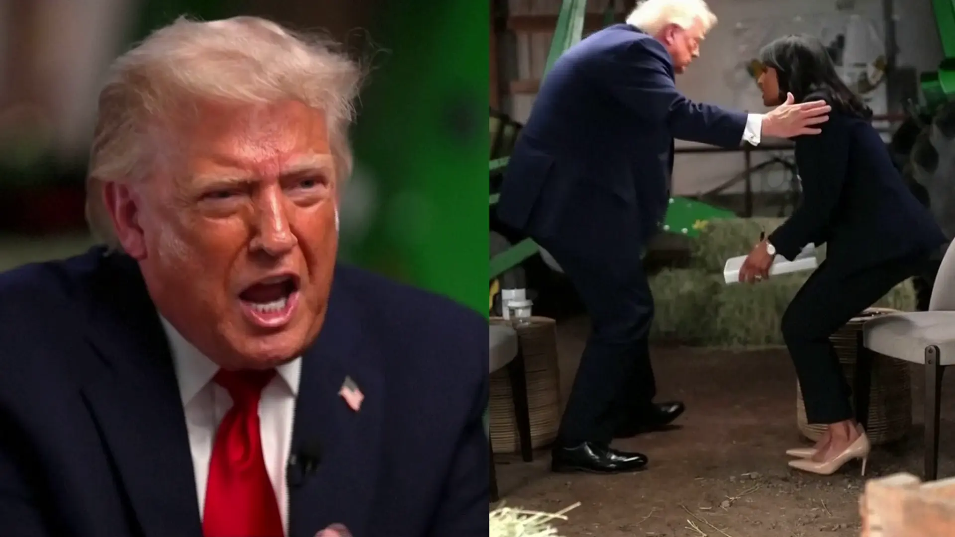 Trump abandona cabreado y entre gritos una entrevista con la NBC e insulta a la periodista: «Eres una corrupta»