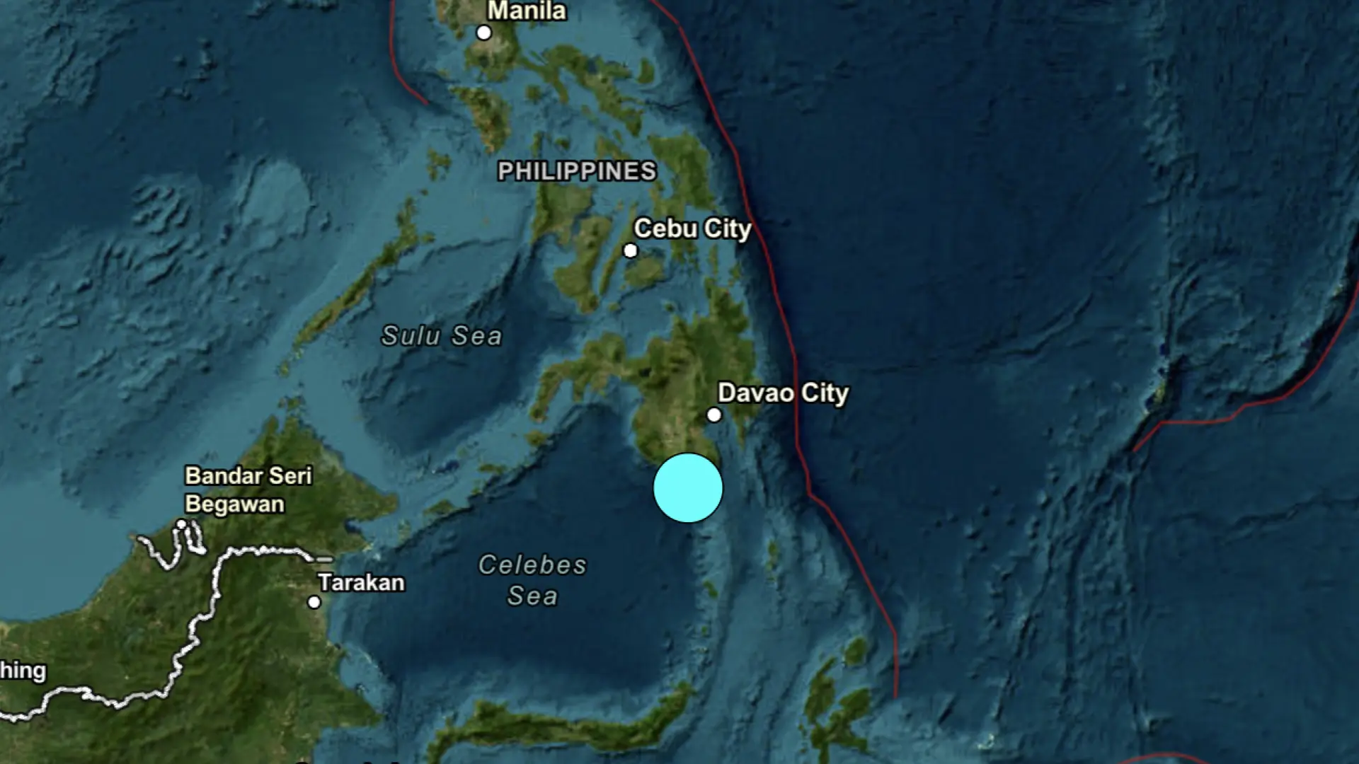 Un terremoto de magnitud 7,8 sacude el sur de Filipinas: prevén tsunami en algunas costas