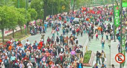 CNTE refuerza su protesta a horas de iniciar el mundial