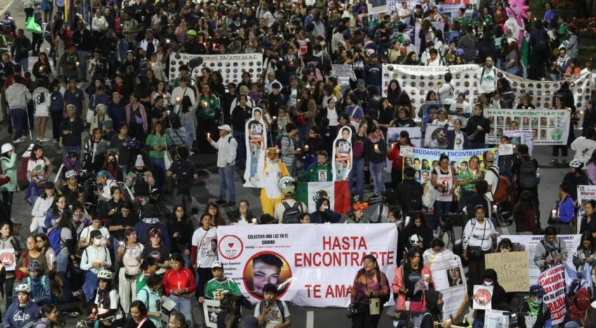 Familiares de desaparecidos se manifiestan en México a horas del arranque del Mundial 2026