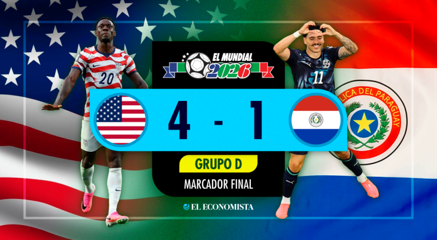 Estados Unidos debuta con fuerza en el Mundial 2026 tras golear 4-1 a Paraguay